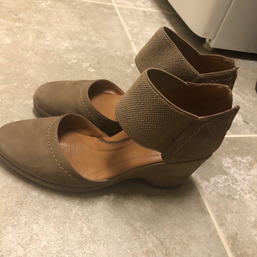 Suede Wedge
